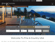 Tablet Screenshot of fineandcountry.com